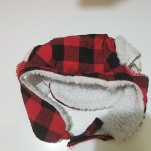 🍬Buffalo plaid dog hat🍬
